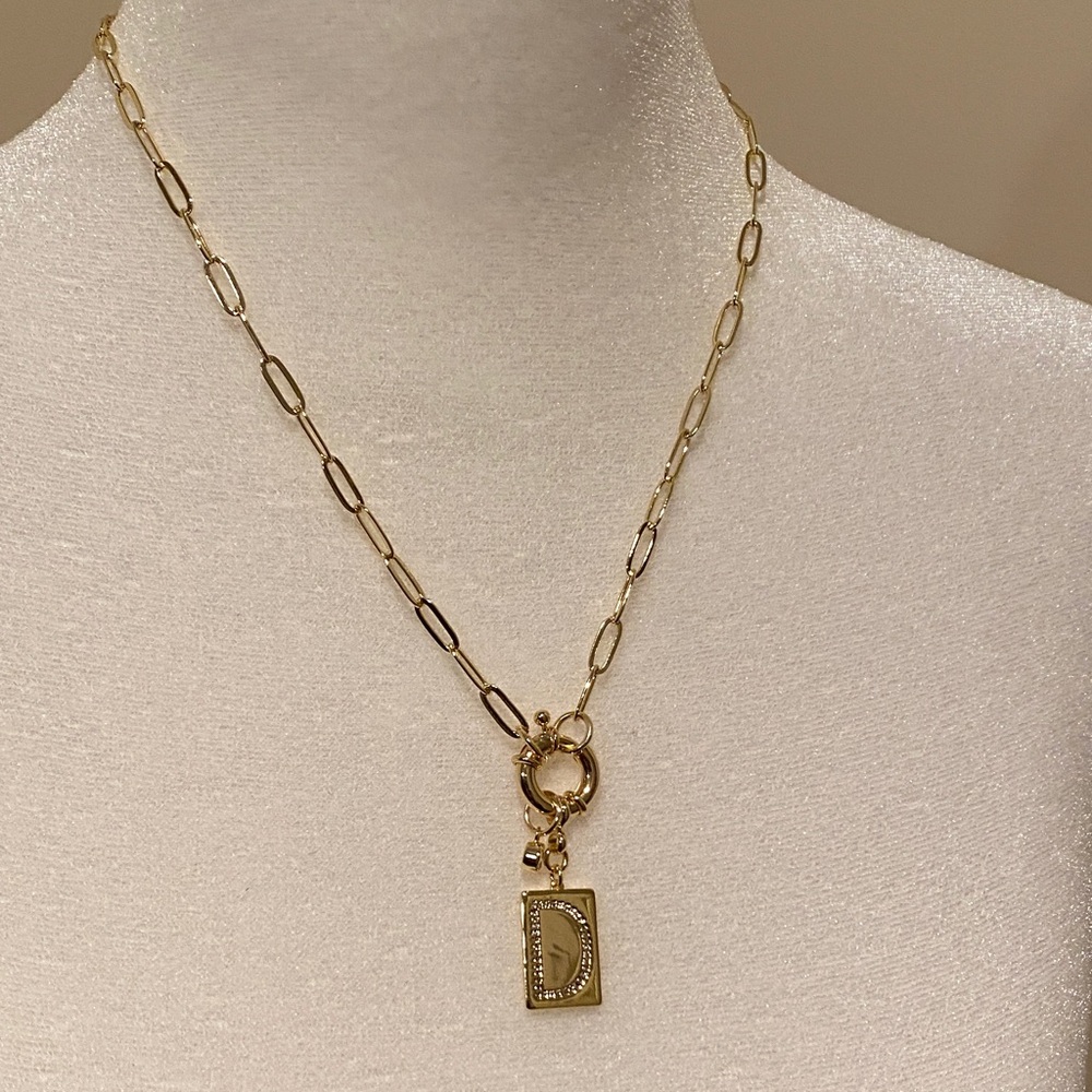 Uncommon James for Anthropologie Gold Chain Necklace with Pendant